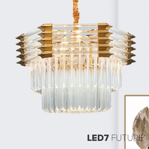 Loft Industry Modern - Robo Glass Chandelier